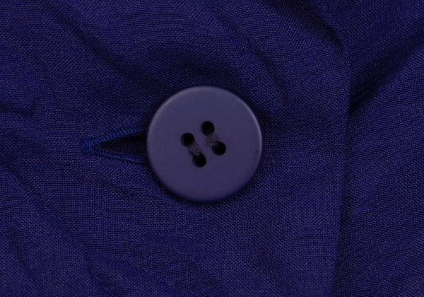 ISSEY MIYAKE Pleated 1-Button Jacket Purple Size 2