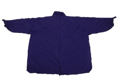 ISSEY MIYAKE Pleated 1-Button Jacket Purple Size 2