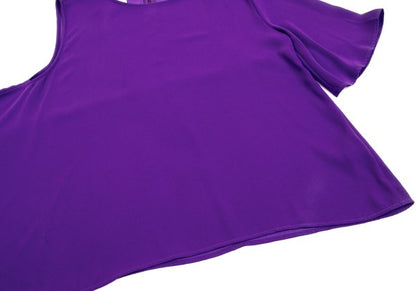 MM6 MAISON MARGIELA 19SS Asymmetric Blouse Purple Size 36