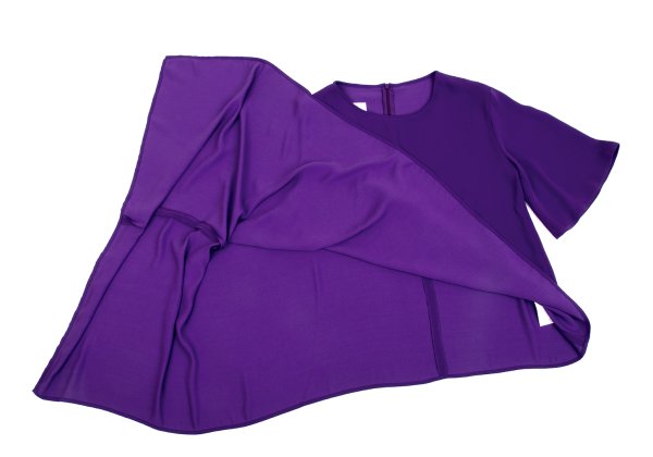 MM6 MAISON MARGIELA 19SS Asymmetric Blouse Purple Size 36
