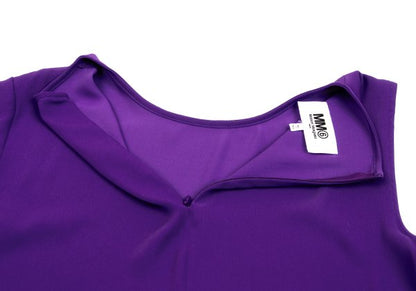 MM6 MAISON MARGIELA 19SS Asymmetric Blouse Purple Size 36