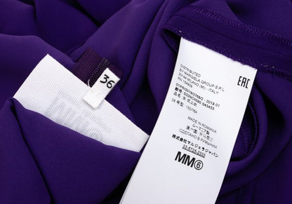 MM6 MAISON MARGIELA 19SS Asymmetric Blouse Purple Size 36