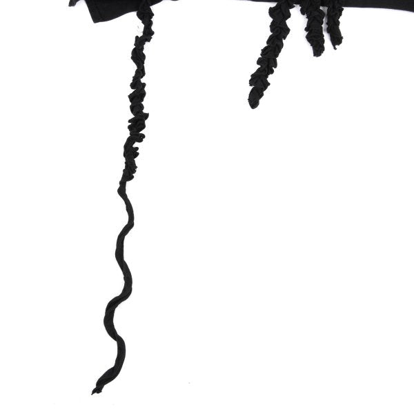 Yohji Yamamoto POUR HOMME Cotton Frill T-Shirt Black Size 3