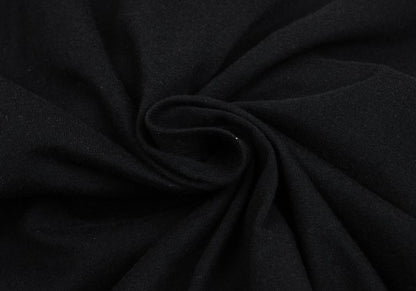 Yohji Yamamoto POUR HOMME Cotton Frill T-Shirt Black Size 3