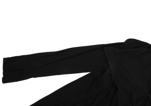 Yohji Yamamoto FEMME Black Gathered Drape Cardigan Size 2
