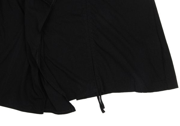 Yohji Yamamoto FEMME Black Gathered Drape Cardigan Size 2