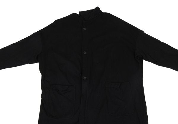 B Yohji Yamamoto 20AW Back Pigment Cardigan Black Size 2