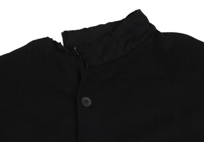 B Yohji Yamamoto 20AW Back Pigment Cardigan Black Size 2