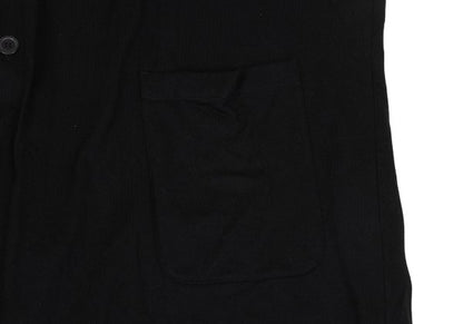 B Yohji Yamamoto 20AW Back Pigment Cardigan Black Size 2