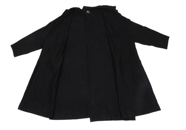 B Yohji Yamamoto 20AW Back Pigment Cardigan Black Size 2