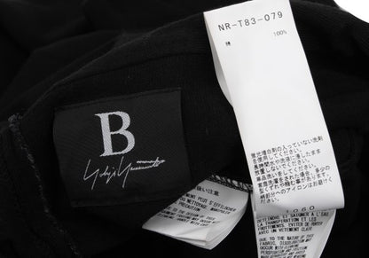 B Yohji Yamamoto 20AW Back Pigment Cardigan Black Size 2