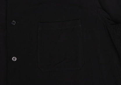 B Yohji Yamamoto 20AW Floral Print Rayon Shirt Black Size 2