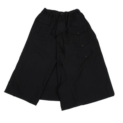 B Yohji Yamamoto 20SS Wool Drape Pocket Pants Black Size 1
