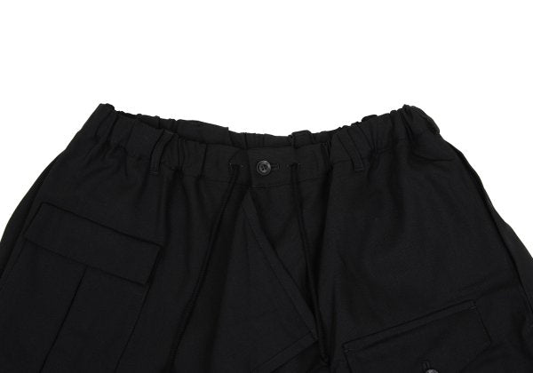 B Yohji Yamamoto 20SS Wool Drape Pocket Pants Black Size 1