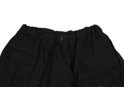 B Yohji Yamamoto 20SS Wool Drape Pocket Pants Black Size 1