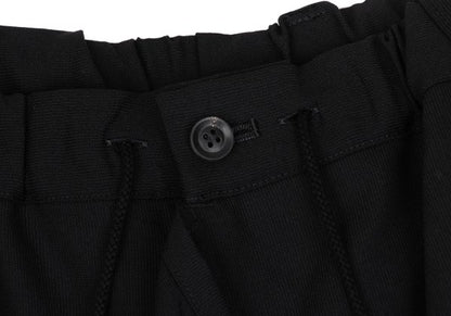 B Yohji Yamamoto 20SS Wool Drape Pocket Pants Black Size 1