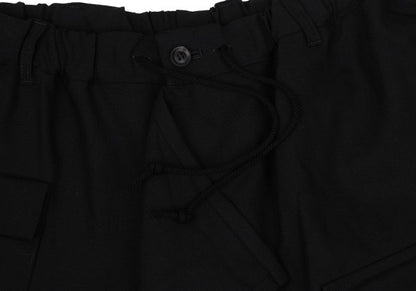 B Yohji Yamamoto 20SS Wool Drape Pocket Pants Black Size 1