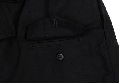 B Yohji Yamamoto 20SS Wool Drape Pocket Pants Black Size 1