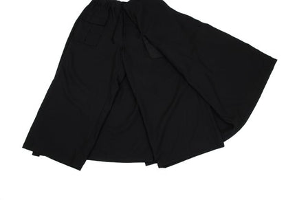 B Yohji Yamamoto 20SS Wool Drape Pocket Pants Black Size 1