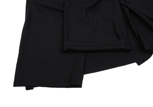 B Yohji Yamamoto 20SS Wool Drape Pocket Pants Black Size 1