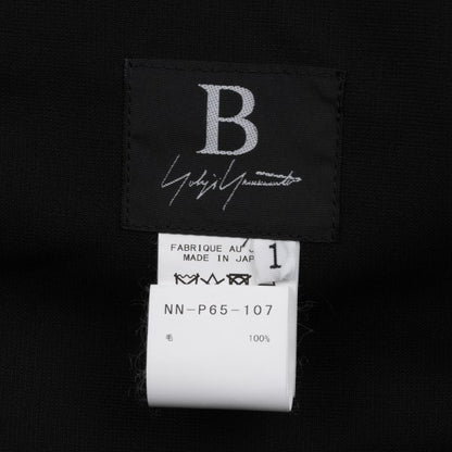B Yohji Yamamoto 20SS Wool Drape Pocket Pants Black Size 1