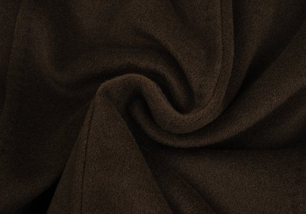Max Mara Manuela Wool Cashmere Wrap Coat Dark Brown Size 36