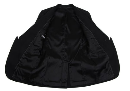 Neil Barrett Leather Paneled Lapel Jacket Size 40