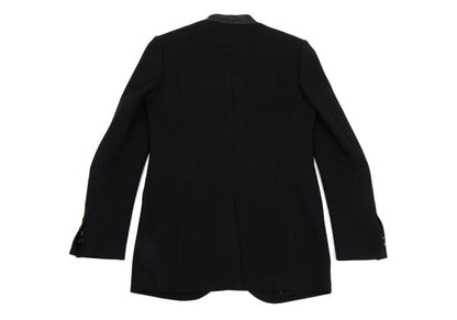 Neil Barrett Leather Paneled Lapel Jacket Size 40