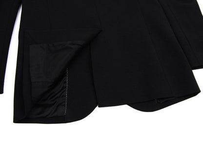 Neil Barrett Leather Paneled Lapel Jacket Size 40