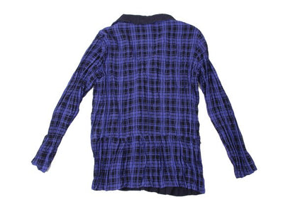 ISSEY MIYAKE Reversible Check Twist Pleat Jacket Size 2