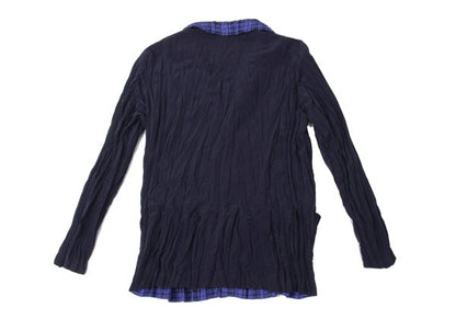 ISSEY MIYAKE Reversible Check Twist Pleat Jacket Size 2