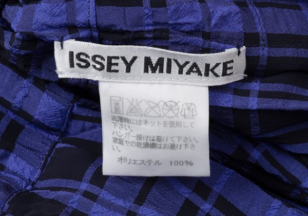 ISSEY MIYAKE Reversible Check Twist Pleat Jacket Size 2