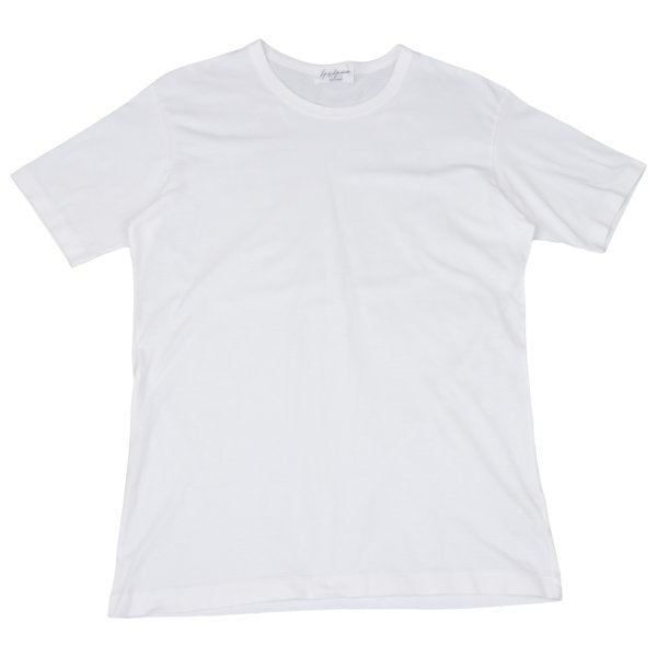 Yohji Yamamoto POUR HOMME Feather Print T-Shirt White Size 3