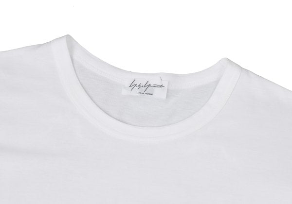 Yohji Yamamoto POUR HOMME Feather Print T-Shirt White Size 3