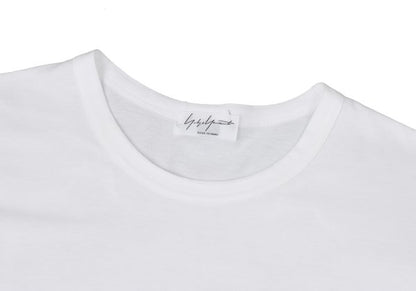 Yohji Yamamoto POUR HOMME Feather Print T-Shirt White Size 3