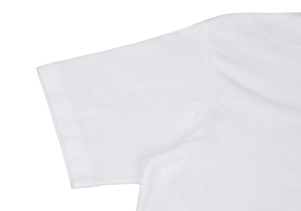 Yohji Yamamoto POUR HOMME Feather Print T-Shirt White Size 3