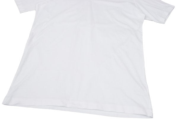 Yohji Yamamoto POUR HOMME Feather Print T-Shirt White Size 3