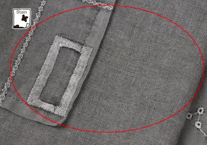 COMME des GARCONS Tricot Dyed Patchwork Skirt Gray Size S