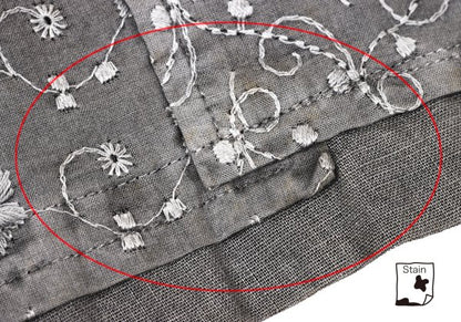 COMME des GARCONS Tricot Dyed Patchwork Skirt Gray Size S