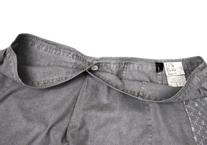COMME des GARCONS Tricot Dyed Patchwork Skirt Gray Size S