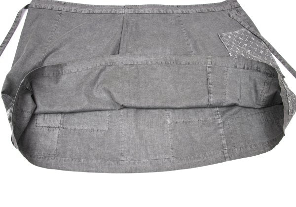 COMME des GARCONS Tricot Dyed Patchwork Skirt Gray Size S