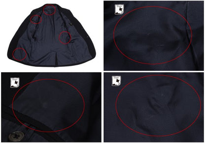 Jean Paul GAULTIER HOMME Wool 3B Jacket Navy Size 48