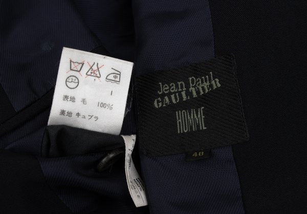Jean Paul GAULTIER HOMME Wool 3B Jacket Navy Size 48