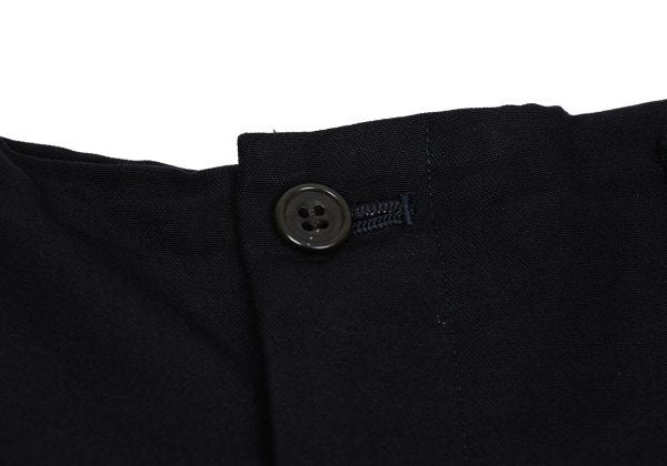 Jean Paul GAULTIER HOMME Wool Pleated Pants Blue Size 48