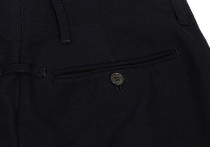 Jean Paul GAULTIER HOMME Wool Pleated Pants Blue Size 48