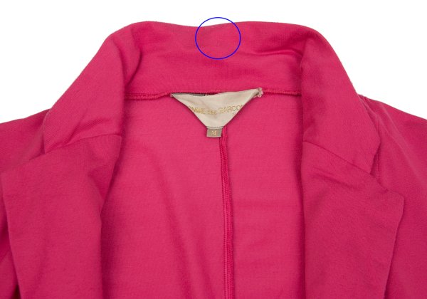 COMME des GARCONS Garment Dyed Frill Tape Jacket Pink Size M