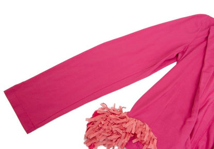 COMME des GARCONS Garment Dyed Frill Tape Jacket Pink Size M