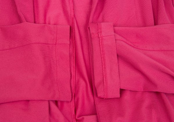 COMME des GARCONS Garment Dyed Frill Tape Jacket Pink Size M