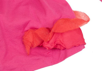 COMME des GARCONS Garment Dyed Frill Tape Jacket Pink Size M