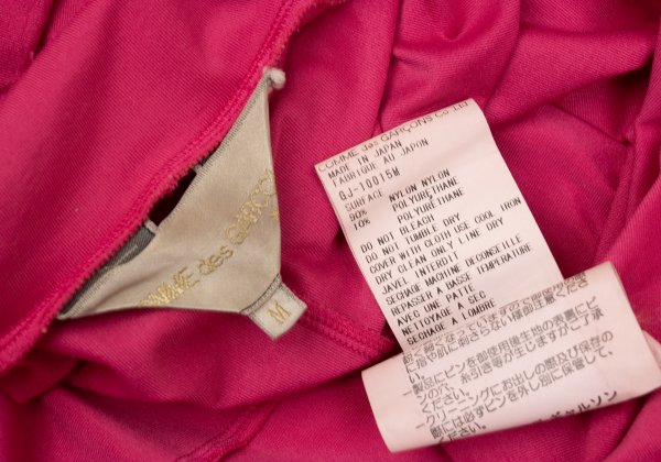 COMME des GARCONS Garment Dyed Frill Tape Jacket Pink Size M